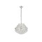 Elegant Lighting Indoor Modern Home Decorative Bright Ceiling Light Savannah 16 Inch Pendant In Chrome